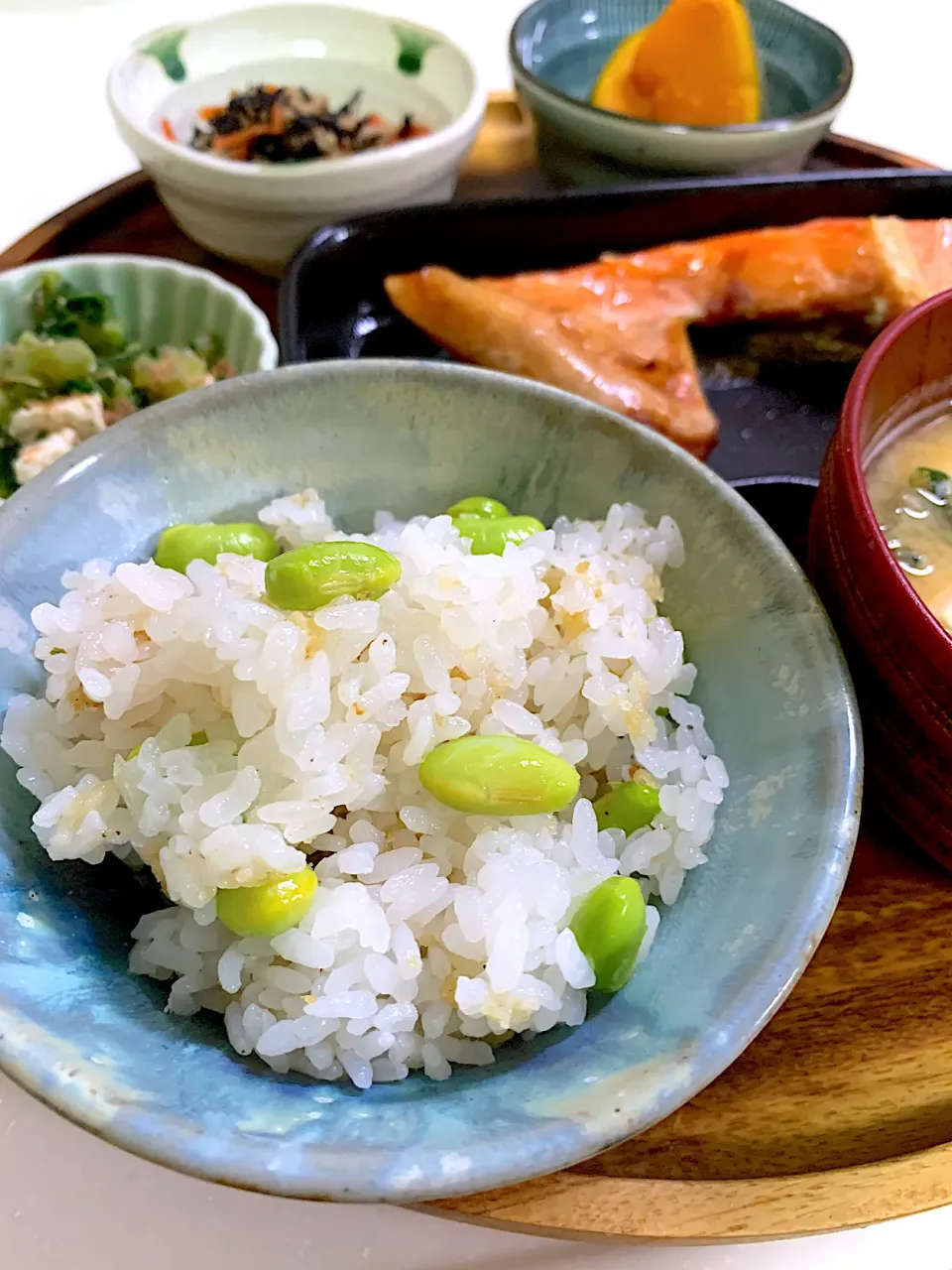 あけぼの大豆の枝豆ごはん|satoeさん