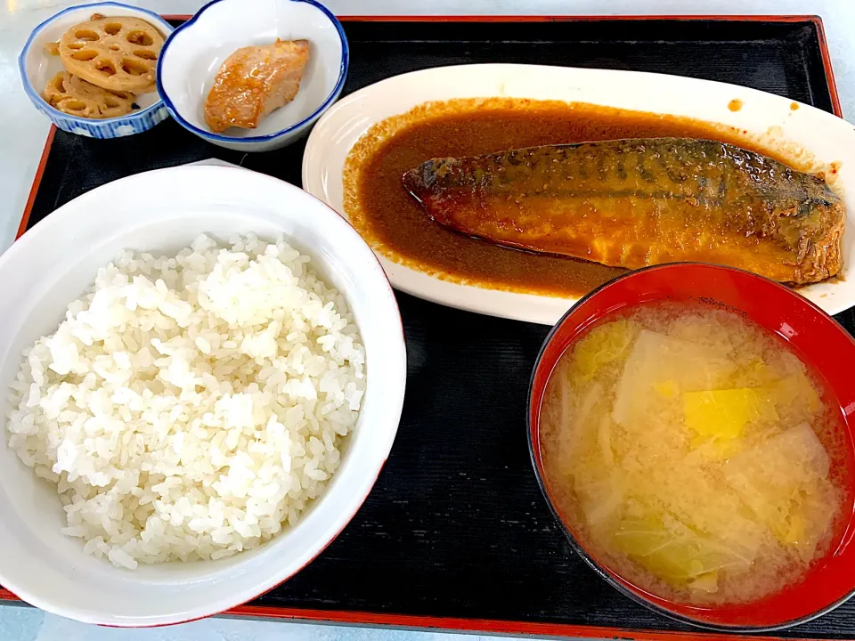 さばみそ定食|まみさん