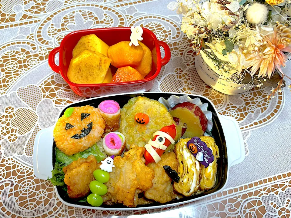 2023.10.30は手抜きハロウィン弁当⭐️寝坊しました💦|makoさん