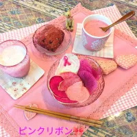 Snapdishの料理写真:ピンクお料理🩷