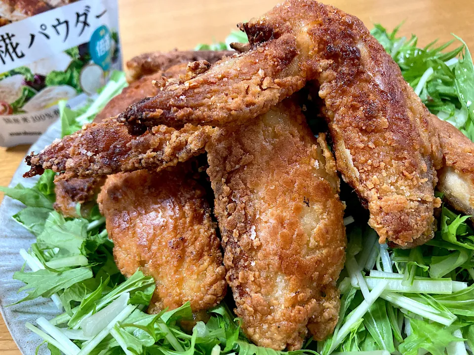 ＊手羽先の塩麹パウダー唐揚げ🍗＊|＊抹茶＊さん