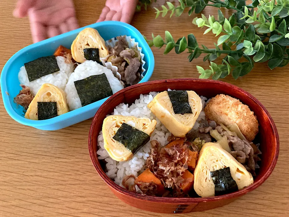 ＊おにぎり親子弁当🍙＊|＊抹茶＊さん