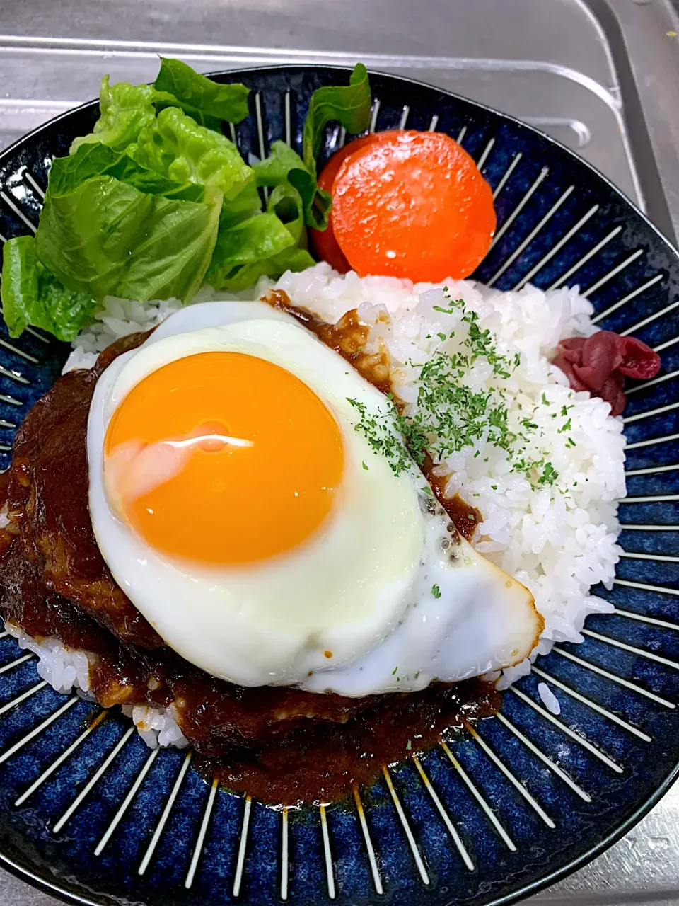 食べたことないから想像の中のロコモコ丼|まさこさん