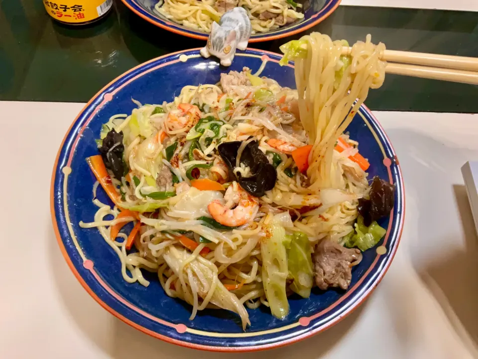 お家で作る塩焼きそば
#ソースより塩
#ソースは屋台で食べる
#塩は屋台に無い|Takeshi  Nagakiさん