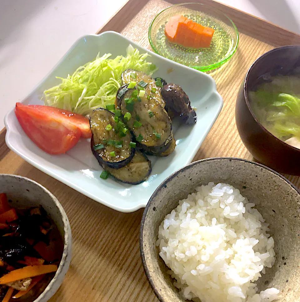 茄子の生姜焼き定食|pontalさん