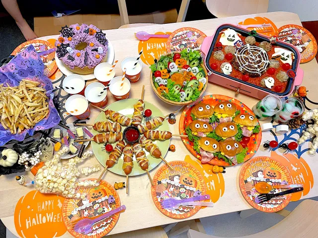 Snapdishの料理・レシピ写真:ハロウィンメニュー｜ハロウィンパーティーメニューを楽しもう♪