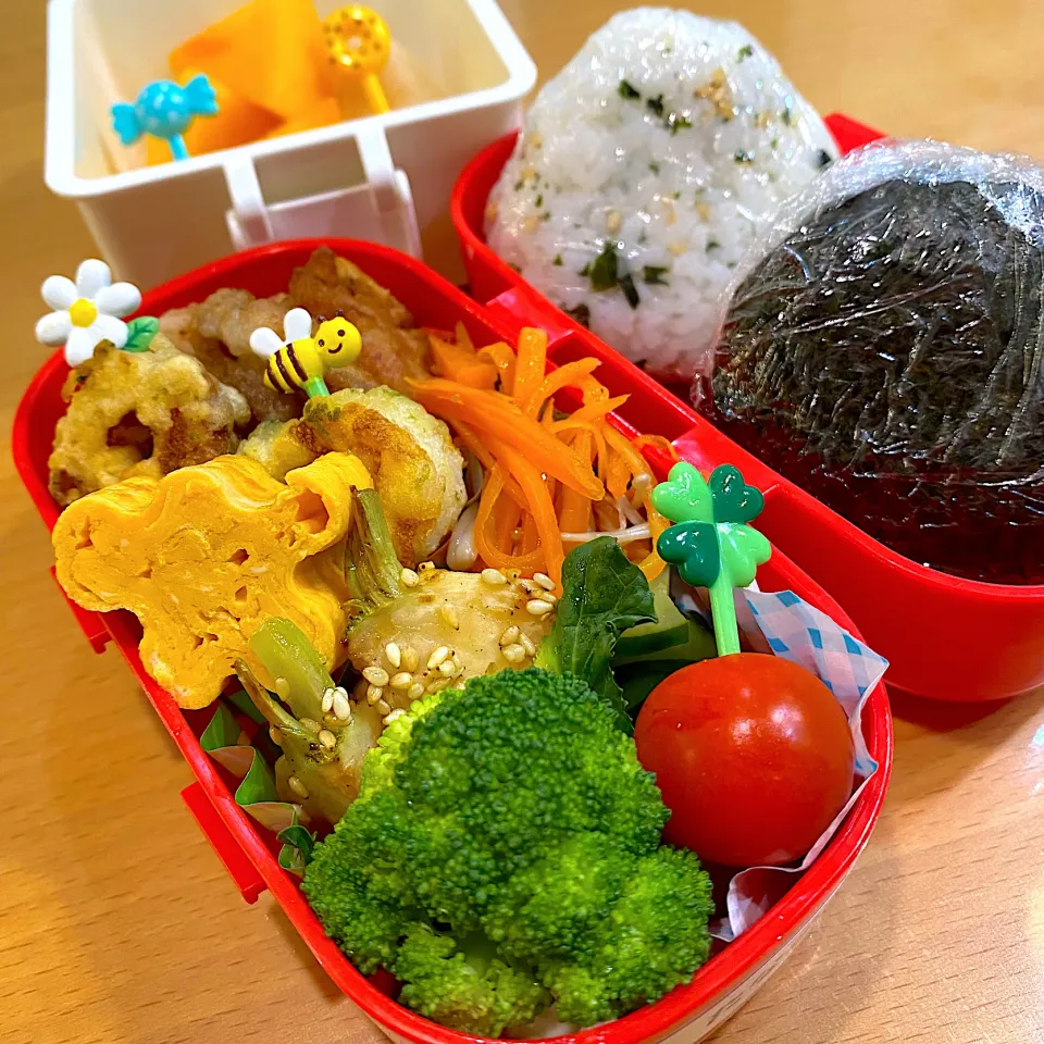 Snapdishの料理写真:😋今日のお弁当🍙|moyukitaさん