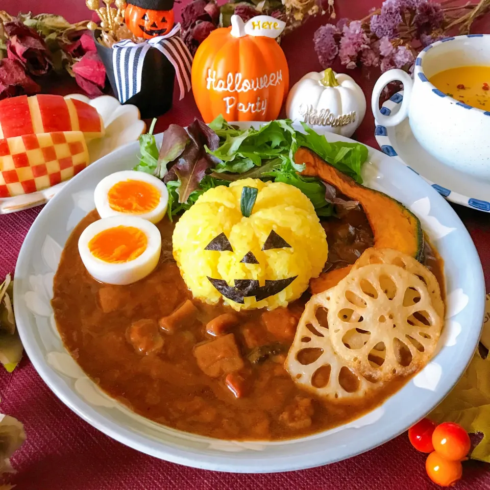 ハロウィンカレー🎃|ハマーさん