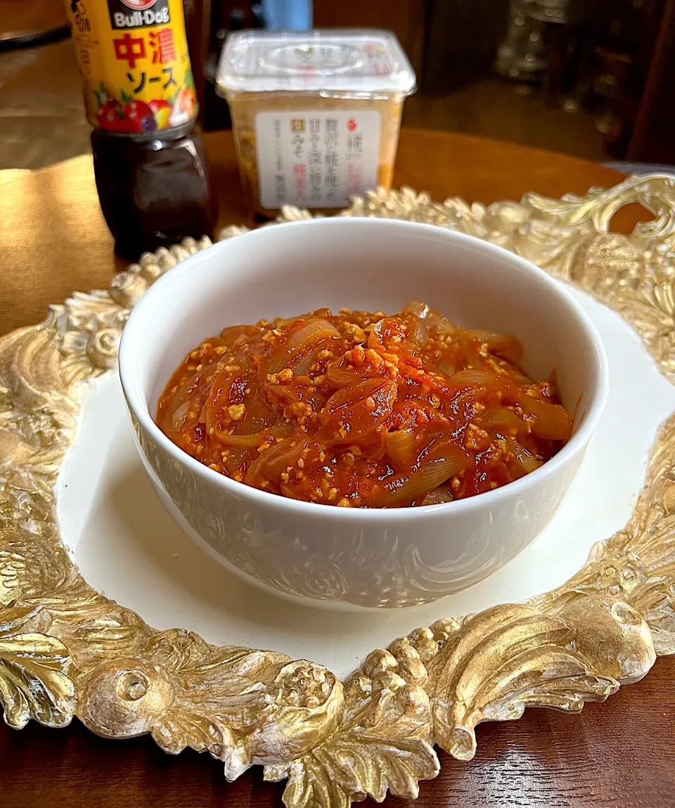 Snapdishの料理写真:万能味ソース大豆ミートトマトソース🍅|henryさん