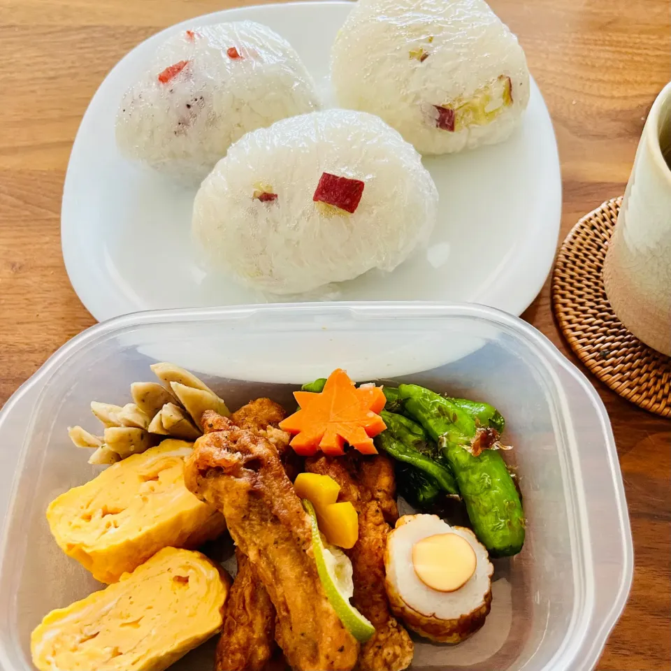 自分弁当🍁青天の霹靂おにぎり🍙|アッコちゃん✨さん