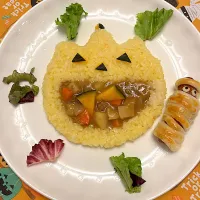 Snapdishの料理写真:ハロウィンカレー|Caolaさん