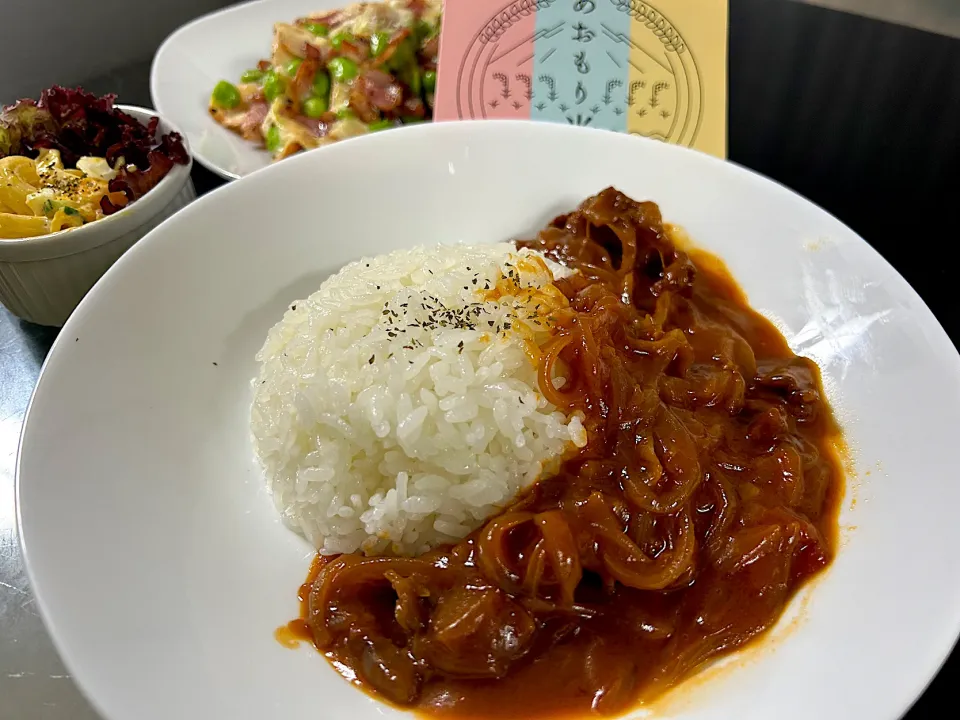 Snapdishの料理写真:青天の霹靂☁️ハヤシライス|休日限定ままさん