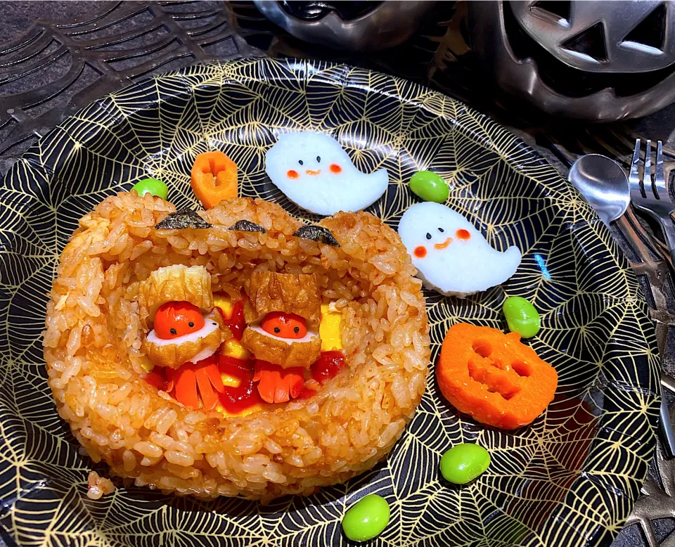 Snapdishの料理写真:Halloween plate🎃|Sugarさん