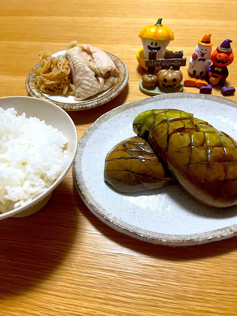 今日の夜ごはん~白茄子のステーキなど~|ゆかｕさん