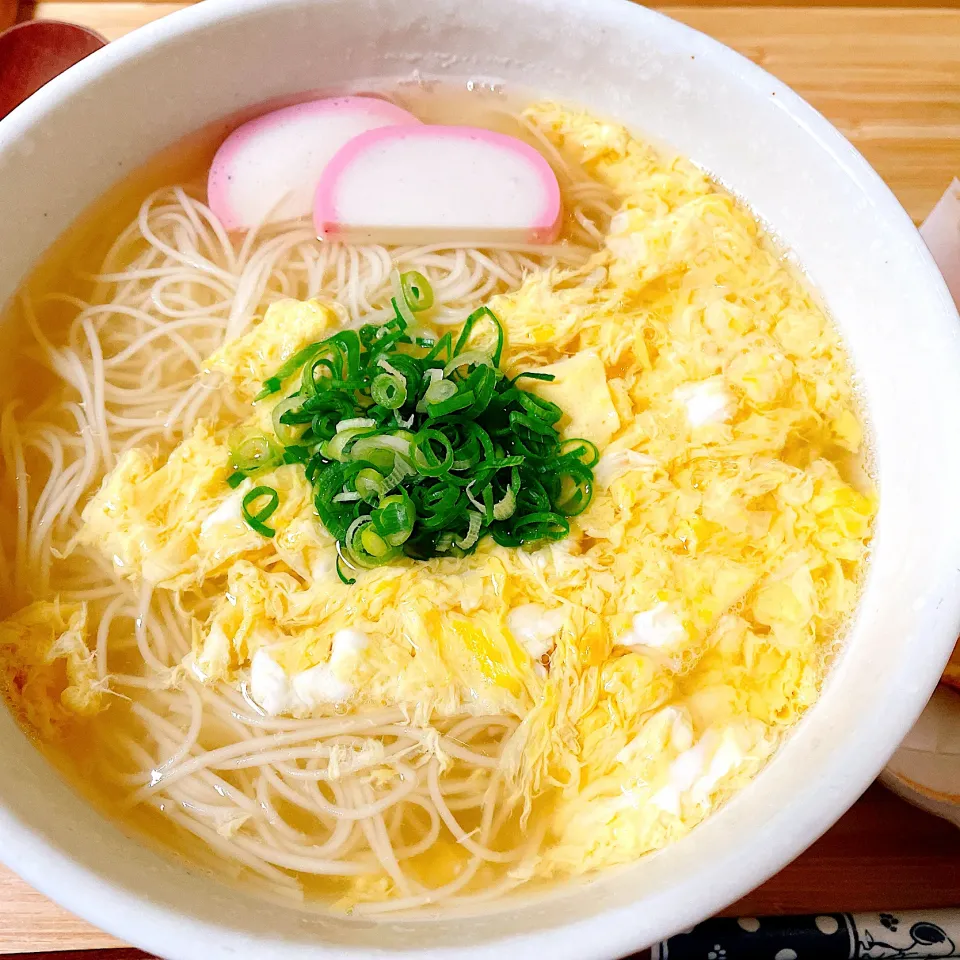 Snapdishの料理写真:⭐️玉子とじ煮麺⭐️|Laniさん