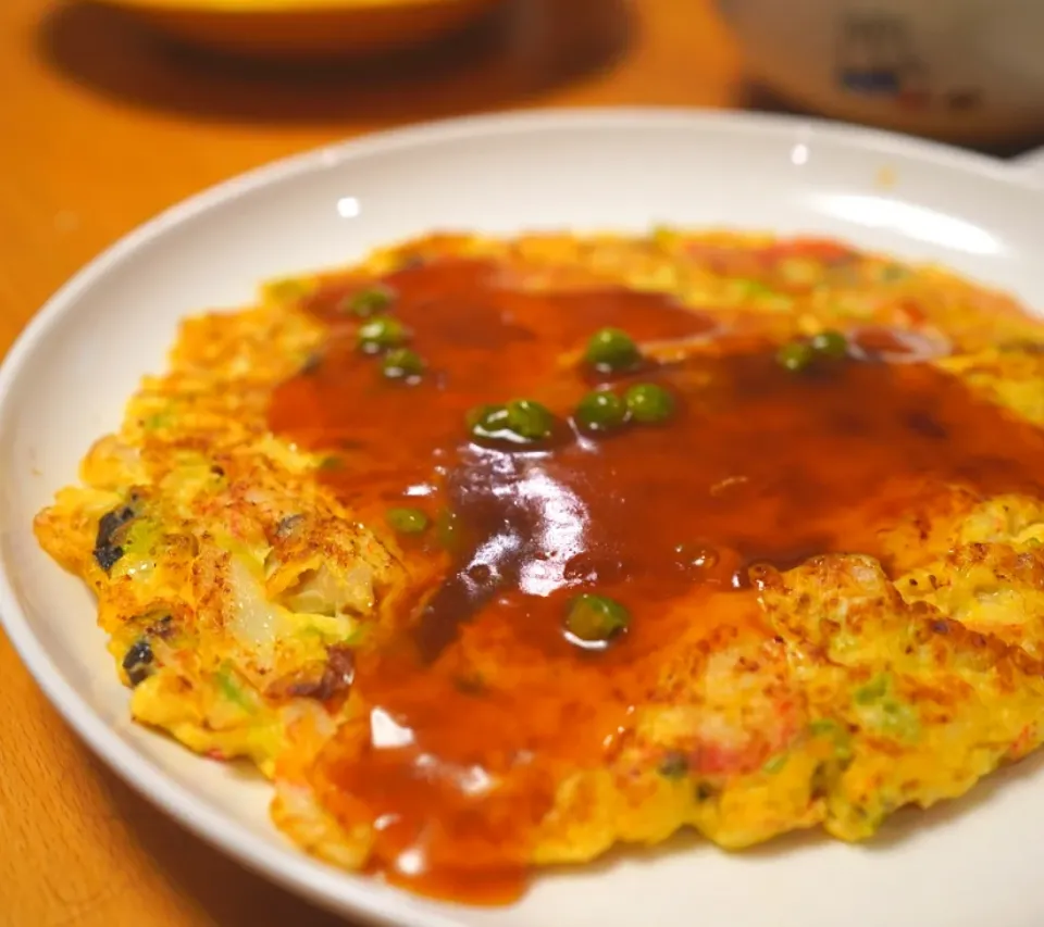 カニカマたっぷりかに玉ならぬカニ風味玉😁|cookingパパ五郎さん