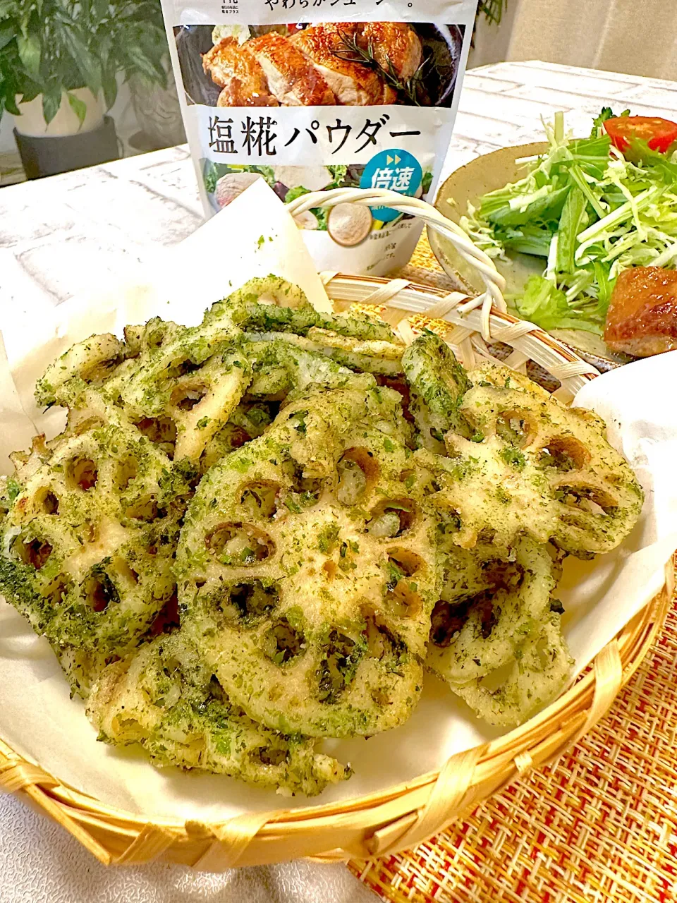 びせんさんの料理 ポトスさんの料理 塩麹パウダーで
のり塩れんこん|MOMO-chan☻さん