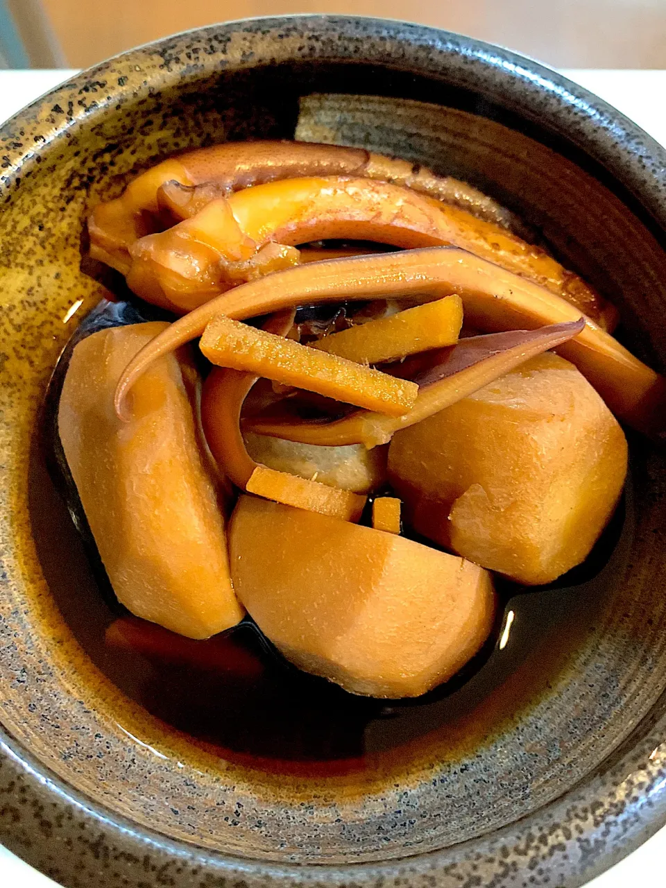 里芋とイカの煮物|心に七つの傷の男さん