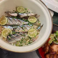 秋だ！秋刀魚だ！秋刀魚の炊き込みご飯♩