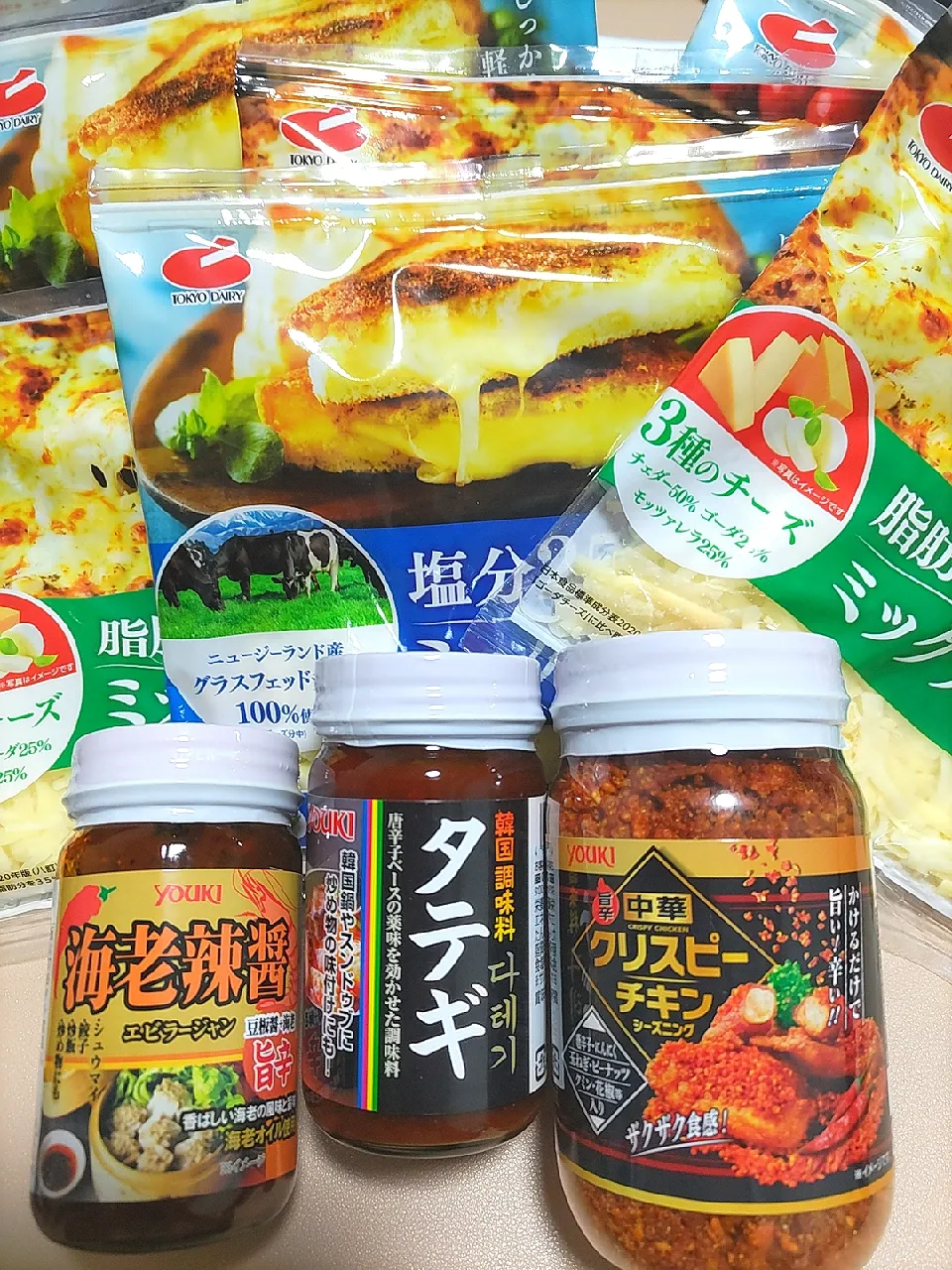 Snapdishの料理写真:ピリとろ料理セット|けろよんさん