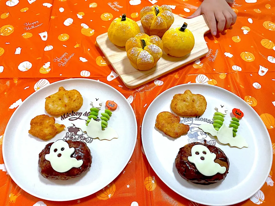 〜息子達の晩ご飯　ハロウィンディナー　幼児食〜2023.10.31|yuuさん