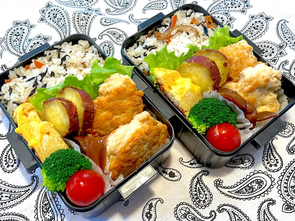 Snapdishの料理写真:チキンナゲット弁当|hiro♪kouさん