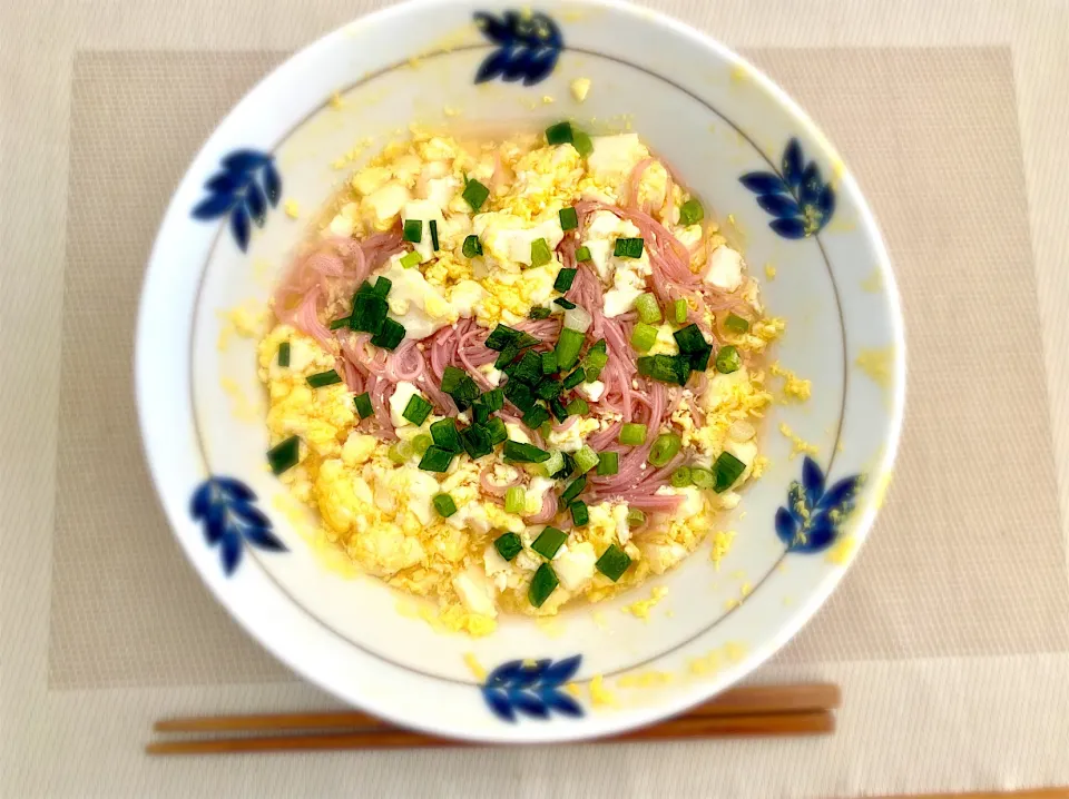 レンジでにゅうめん😙冷凍子ママさんのレシピ|1614さん