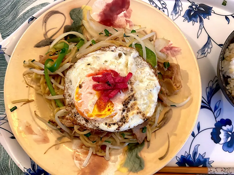 Snapdishの料理写真:焼きそばだよ！|アキリムさん