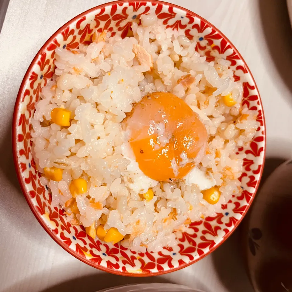 晴天の霹靂で！鮭コーンバターの炊き込みご飯|あいあいさん