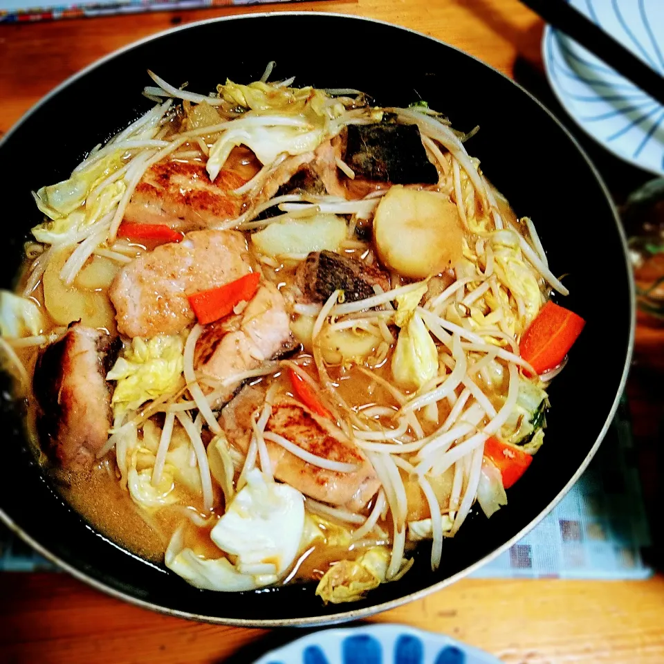 鮭のちゃんちゃん焼きにも〜
塩糀パウダー🐟|とまと🍅さん