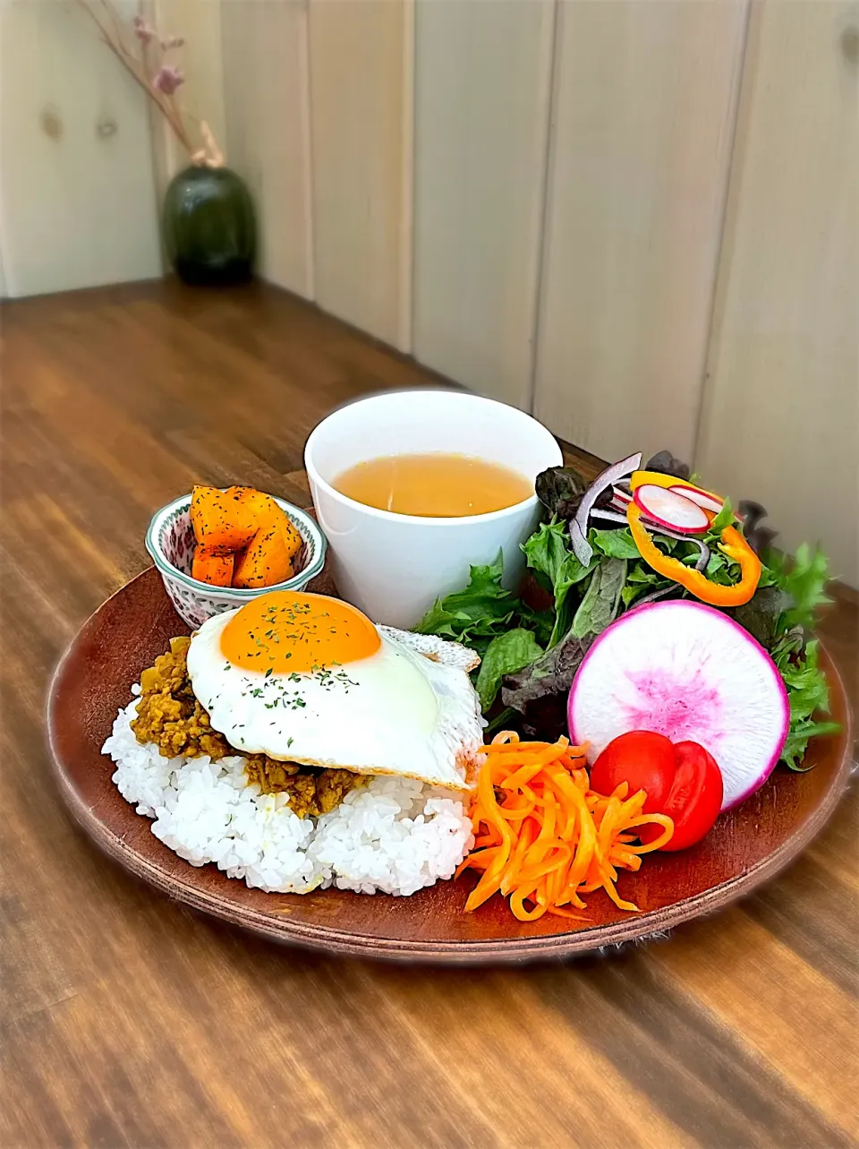 キーマカレー目玉焼きのせ🍳|maSami＊さん