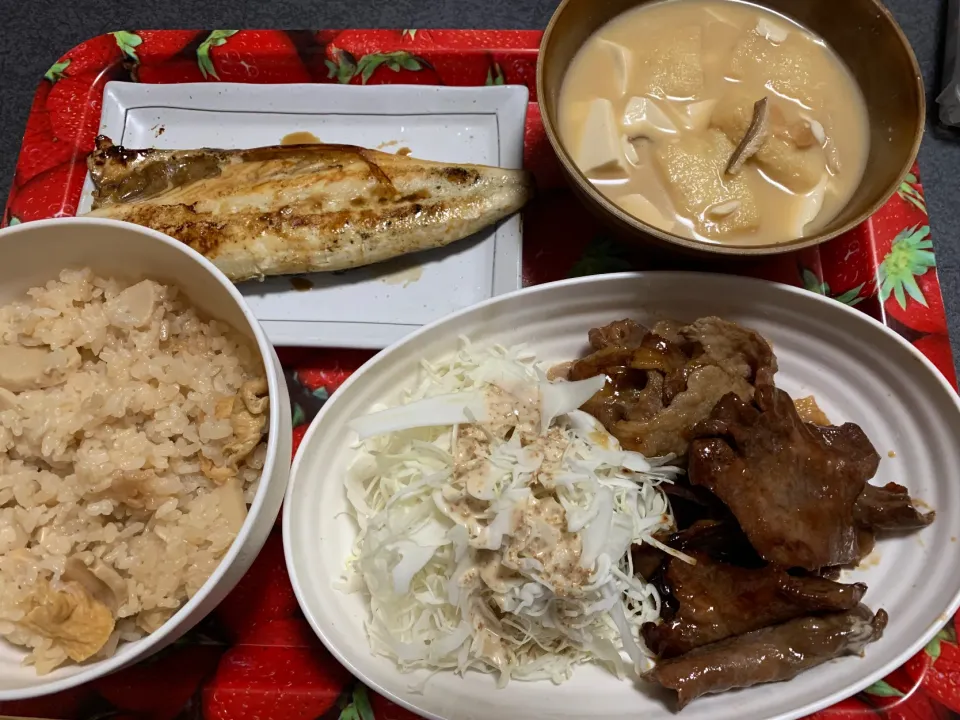 炊き込みご飯膳|saikoさん