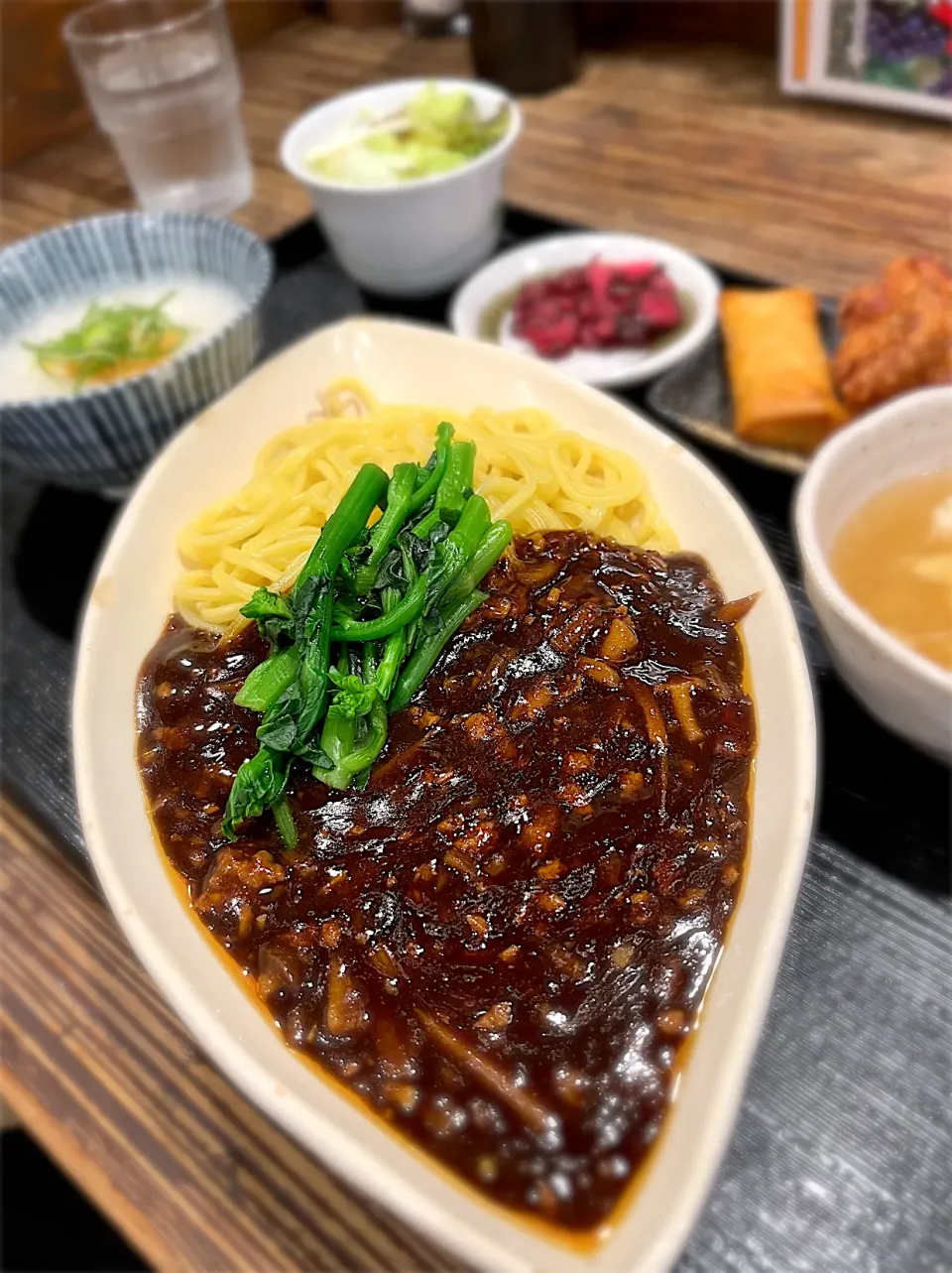 本日のランチ　ジャージャー麺|れりさん