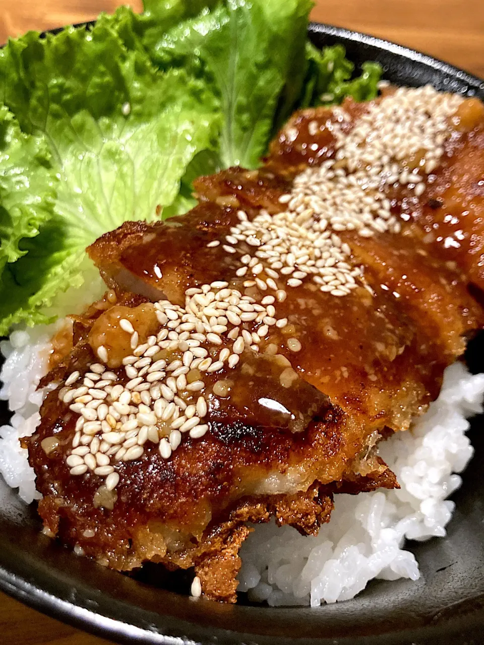 Snapdishの料理写真:万能味ソースカツ丼🎵|シャビーちゃんさん