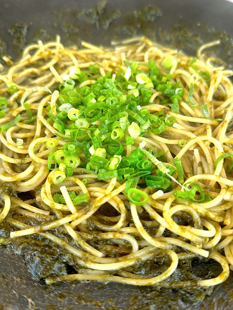 Snapdishの料理写真:海苔パスタ　キャンプ飯|ユウコさん