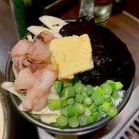 Snapdishの料理写真:イカ墨もんじゃ|ツカさん