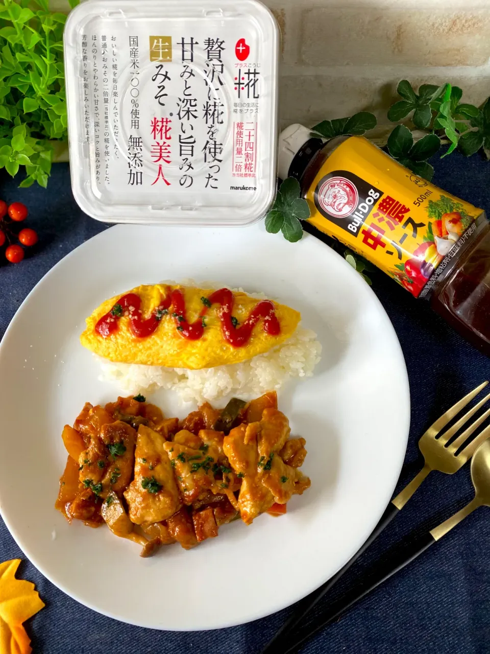 きのこの万能味ソースチキンステーキ|かおりんさん