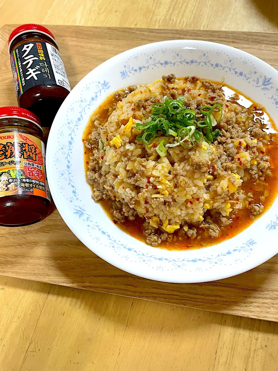 ピリ辛肉そぼろあんかけ炒飯|ちぃさん