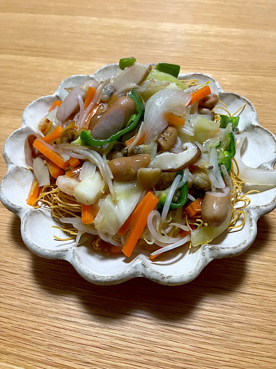 今日の夜ごはん~皿うどん~|ゆかｕさん