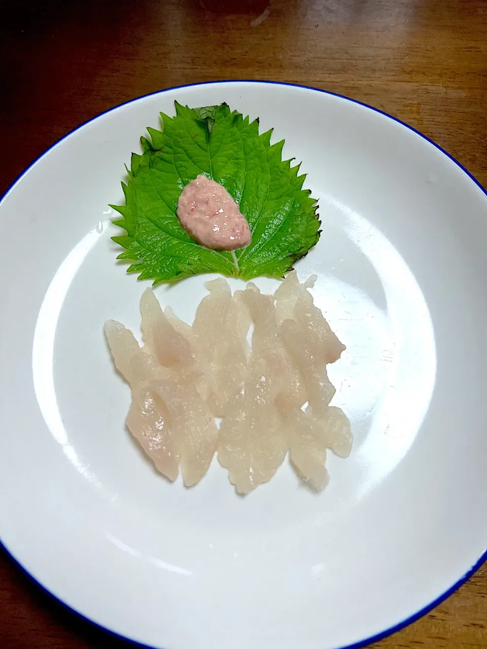 カワハギ肝醤油|ちはさん