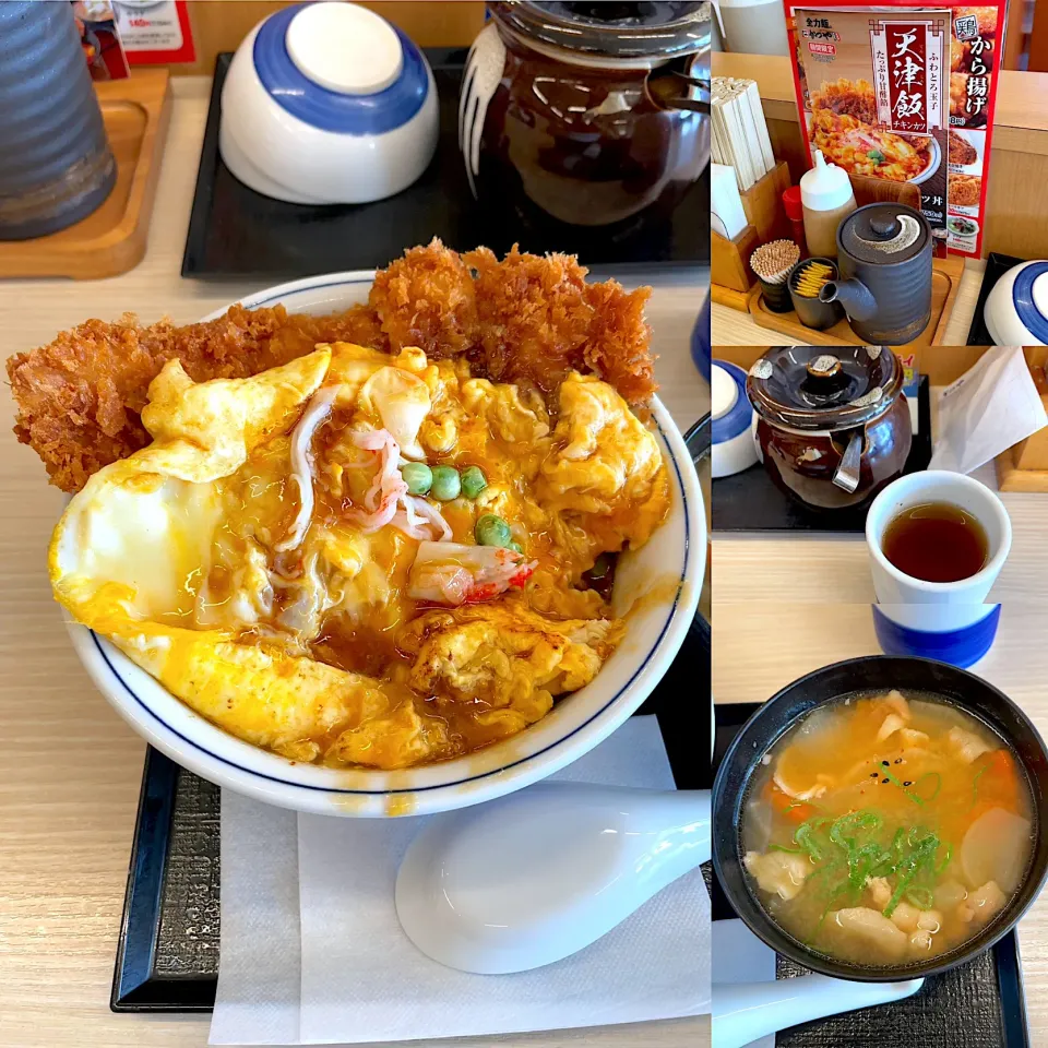 天津飯チキンカツ丼|るみおんさん