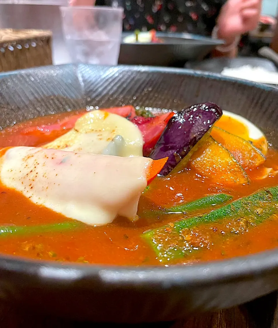 Snapdishの料理写真:野菜たっぷり☺︎ スープカレー|mi38さん