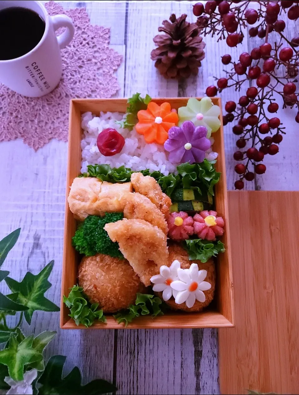 まん丸コロッケ弁当|sugar beansさん