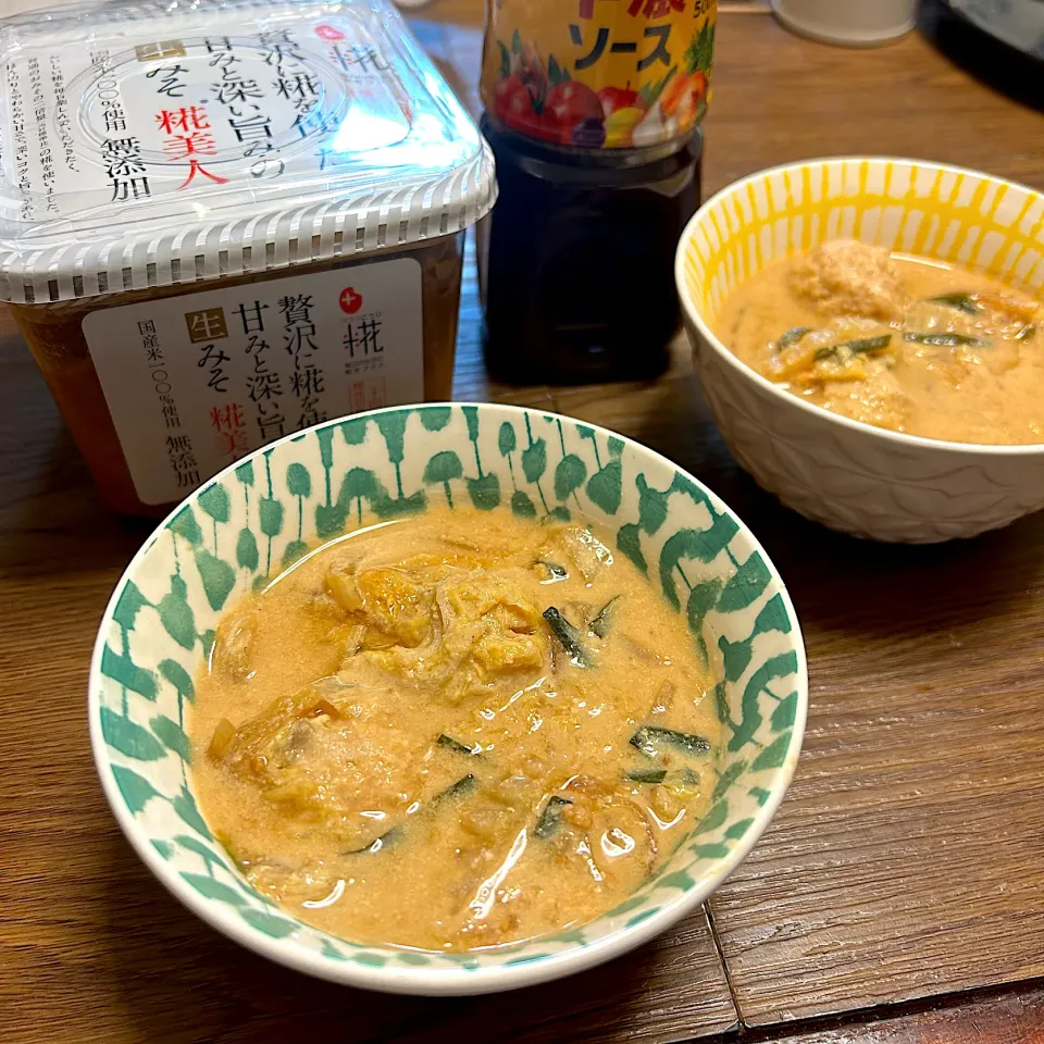 Snapdishの料理写真:豆乳万能味スープ|futuregirlさん