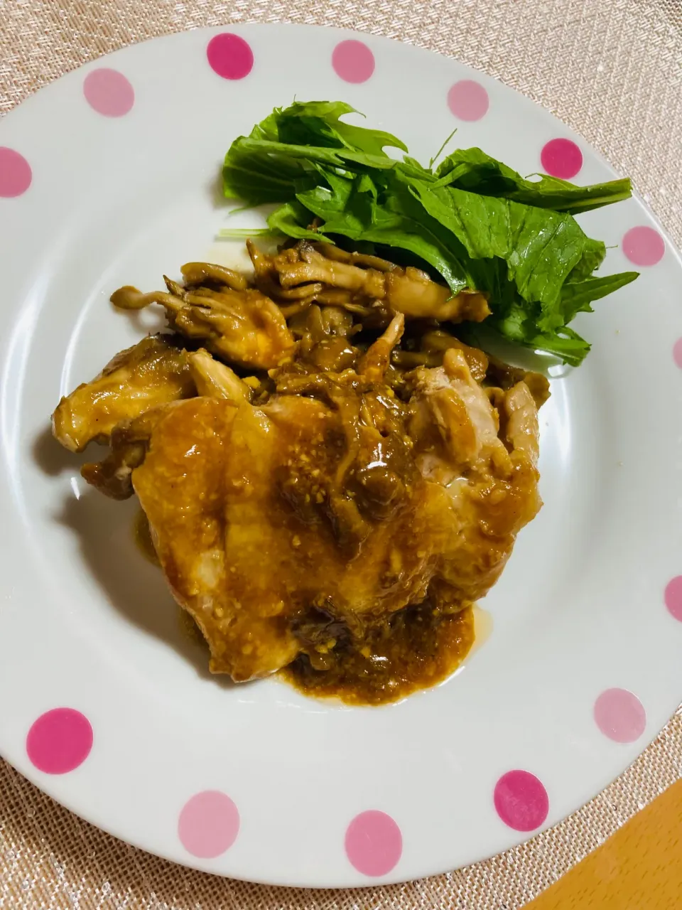 【万能味ソースで洋食】きのこの万能味ソース　チキンステーキ|飛鳥さん