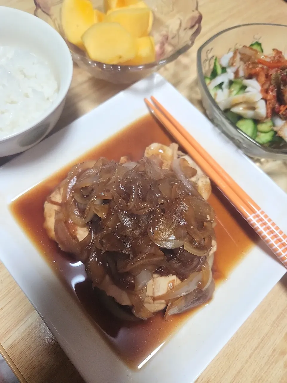 鶏肉と玉ねぎの醤油煮|aiさん