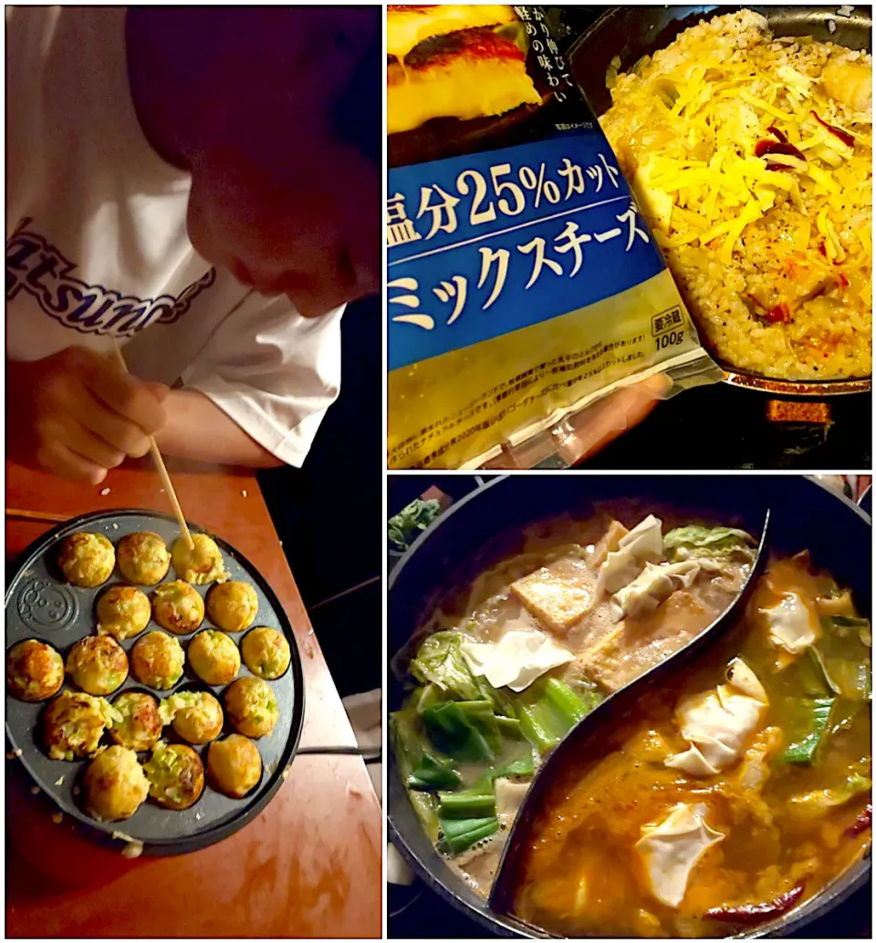 Snapdishの料理写真:Let's finish it up w/Rice👉🍲ピリ辛鍋からのぉ〆はリゾット風🫠|🌈Ami🍻さん