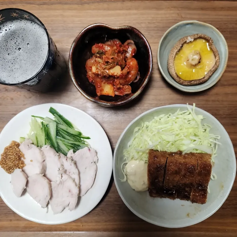 20231106
鶏ハム
鯖かつ
ボッサムキムチ
焼き椎茸|noccoさん