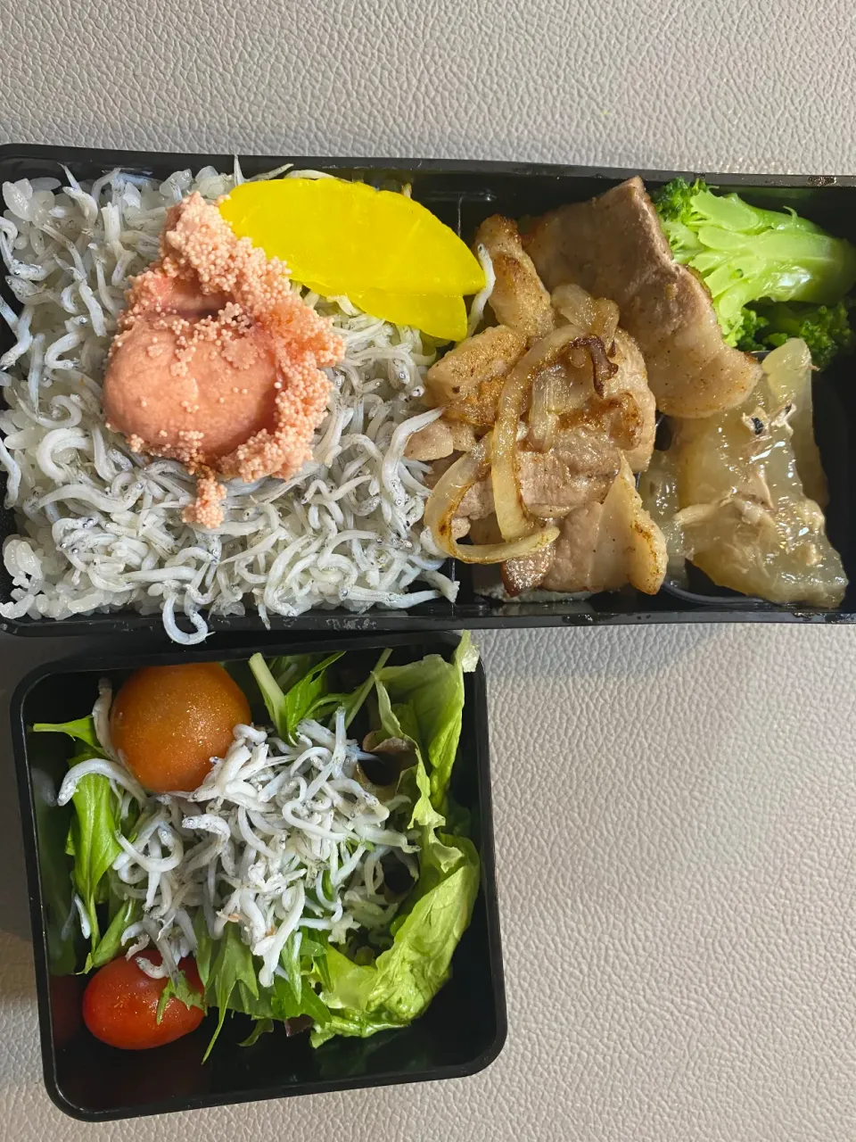 たらこシラス弁当|トトが作るご飯さん