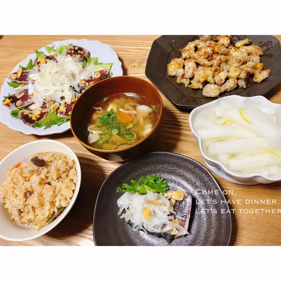 Snapdishの料理写真:ある日の晩ごはん。|aki_puさん